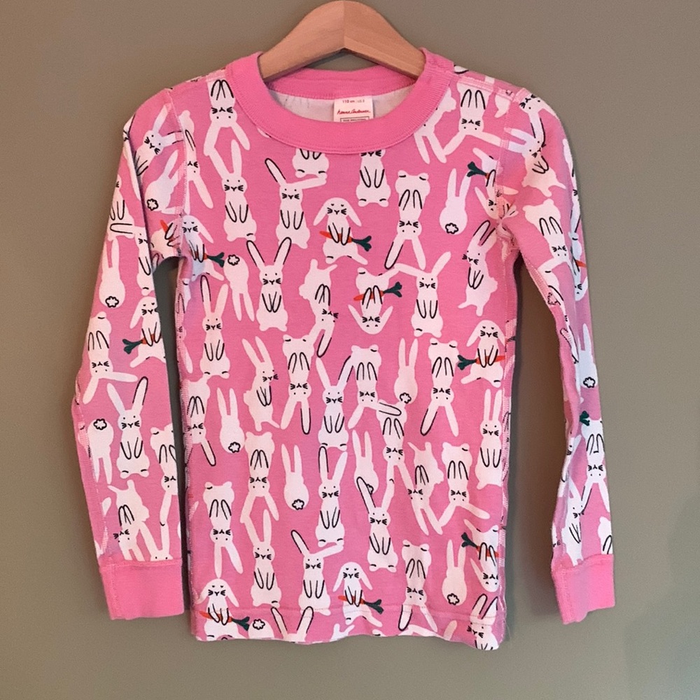 Hanna Andersson bunny pajamas - size 5T